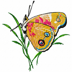 Butterfly Embroidery Design 12